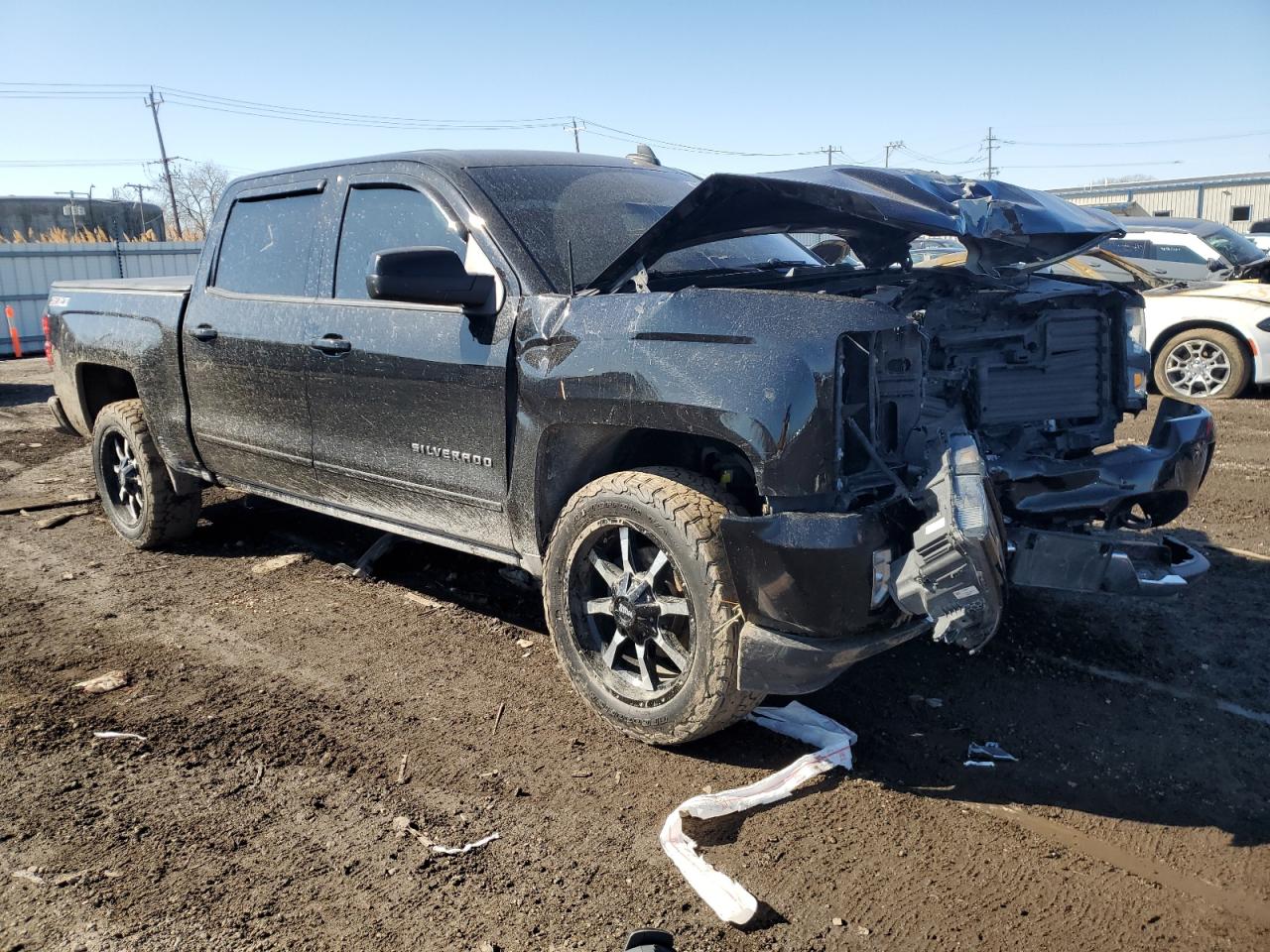 2017 Chevrolet Silverado VIN 3GCUKREC5HG208174 Copart auction photo, front end damage thumbnail 4