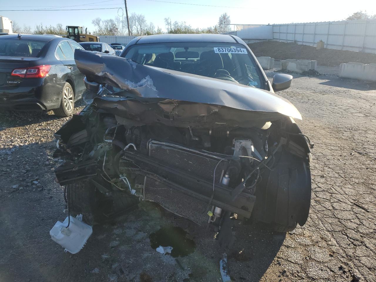 2017 Nissan Versa VIN 3N1CN7AP9HK457187 Copart auction photo, front end / rear end damage thumbnail 5