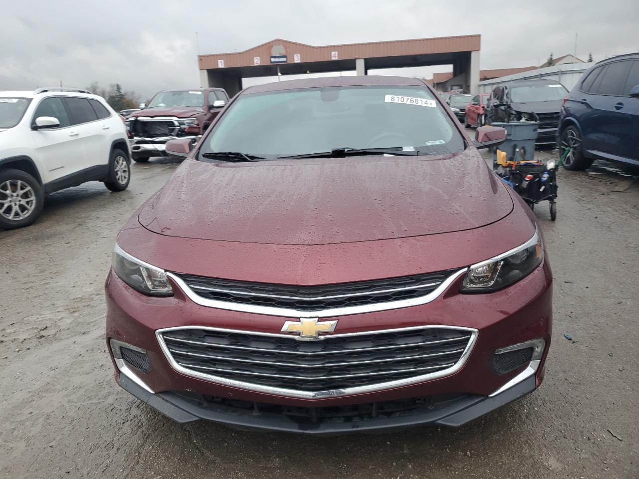 2016 Chevrolet Malibu VIN 1G1ZE5ST5GF328317 Copart auction photo, side / rear end damage thumbnail 5