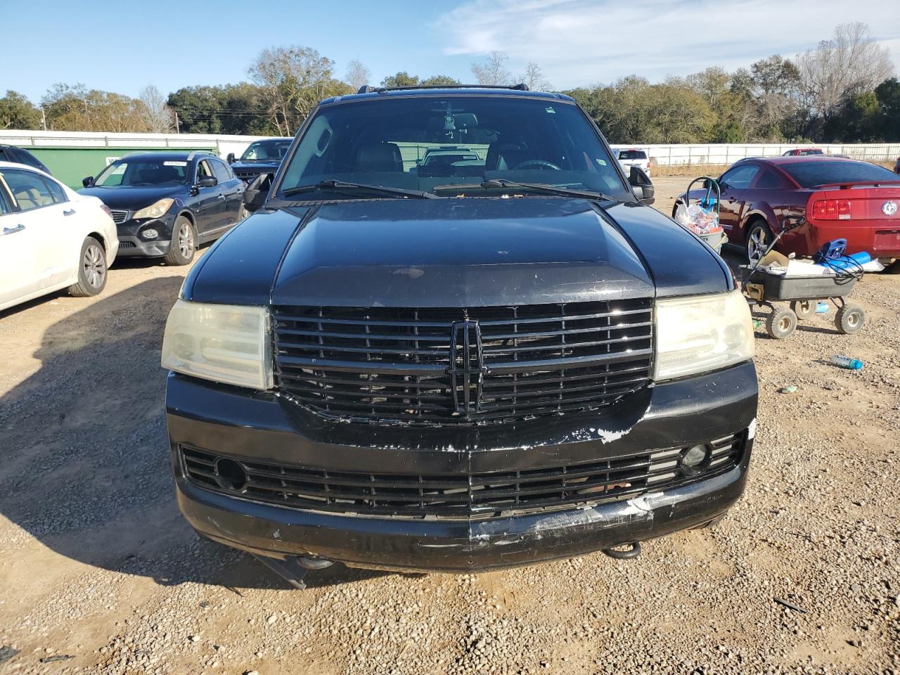 2007 Lincoln Navigator VIN 5LMFU27577LJ05860 Copart auction photo, rear end / mechanical damage thumbnail 5