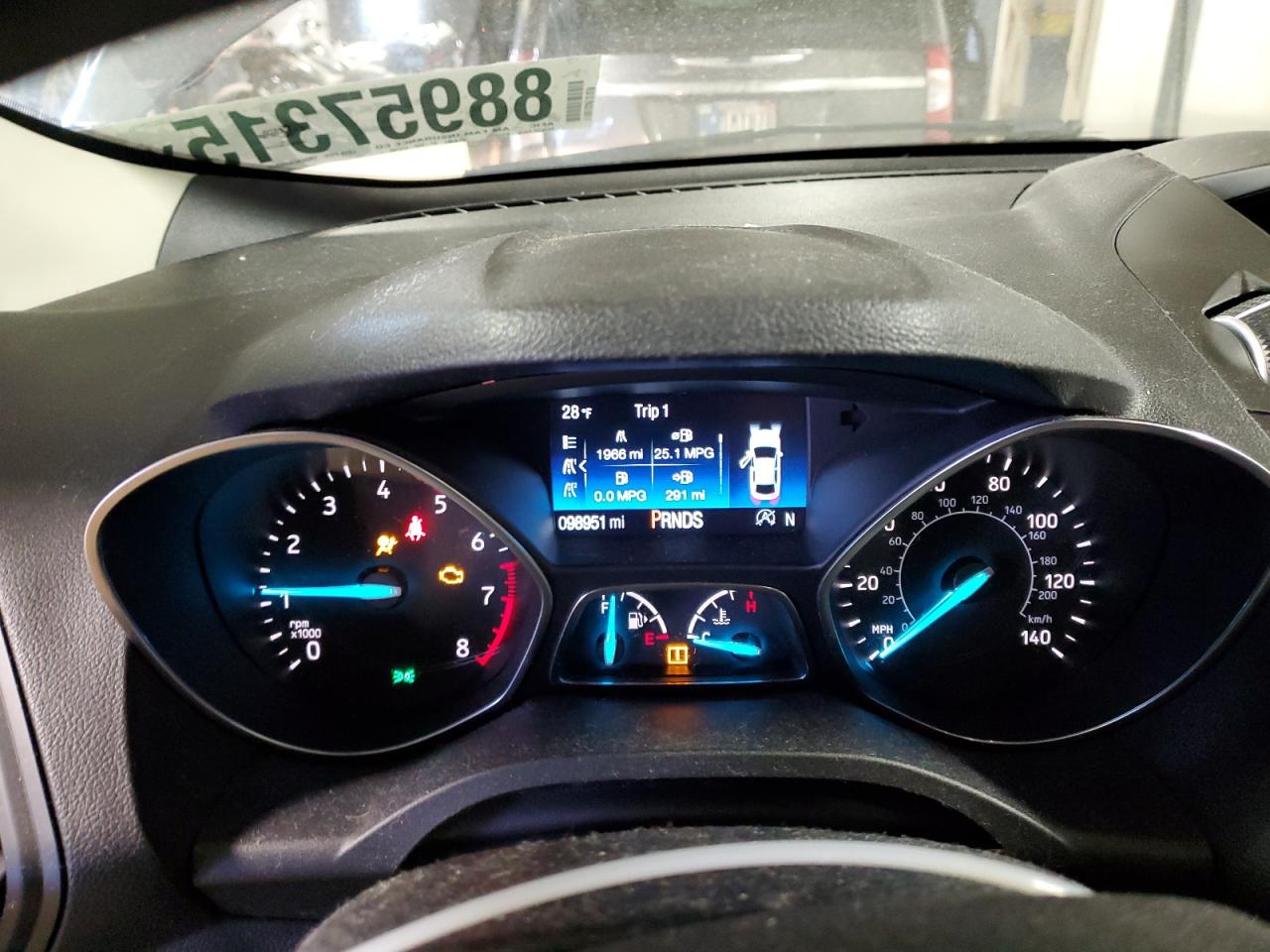 2017 Ford Escape VIN 1FMCU0GD9HUE44178 Copart auction photo, front end / minor dent/scratches damage thumbnail 9