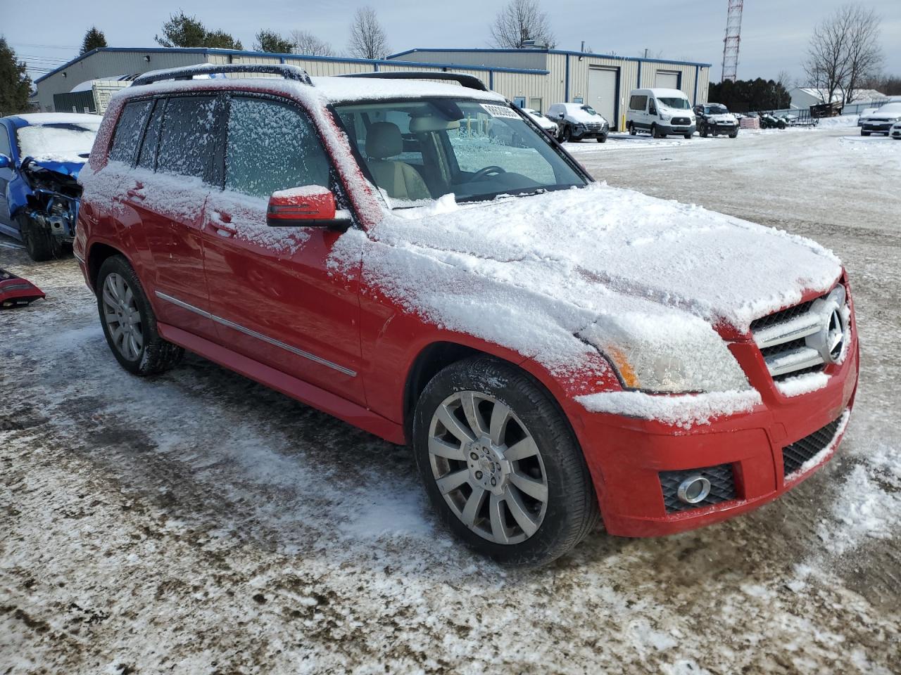 2010 Mercedes-Benz GLK-klasse VIN WDCGG8HB9AF368314 Copart auction photo, side / rear end damage thumbnail 4