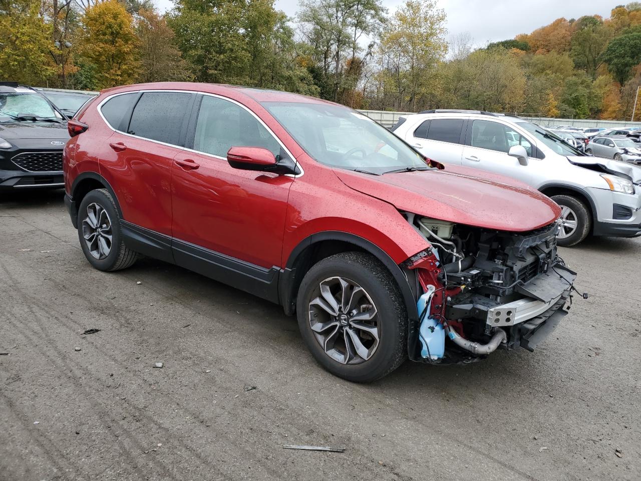 2021 Honda CR-V VIN 2HKRW2H85MH669174 Copart auction photo, front end damage thumbnail 4