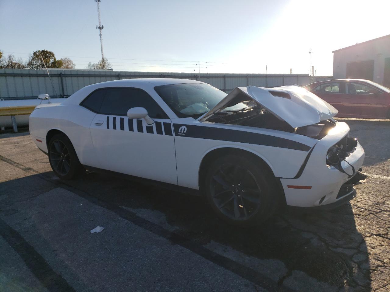 2019 Dodge Challenger VIN 2C3CDZAGXKH723665 Copart auction photo, front end damage thumbnail 4