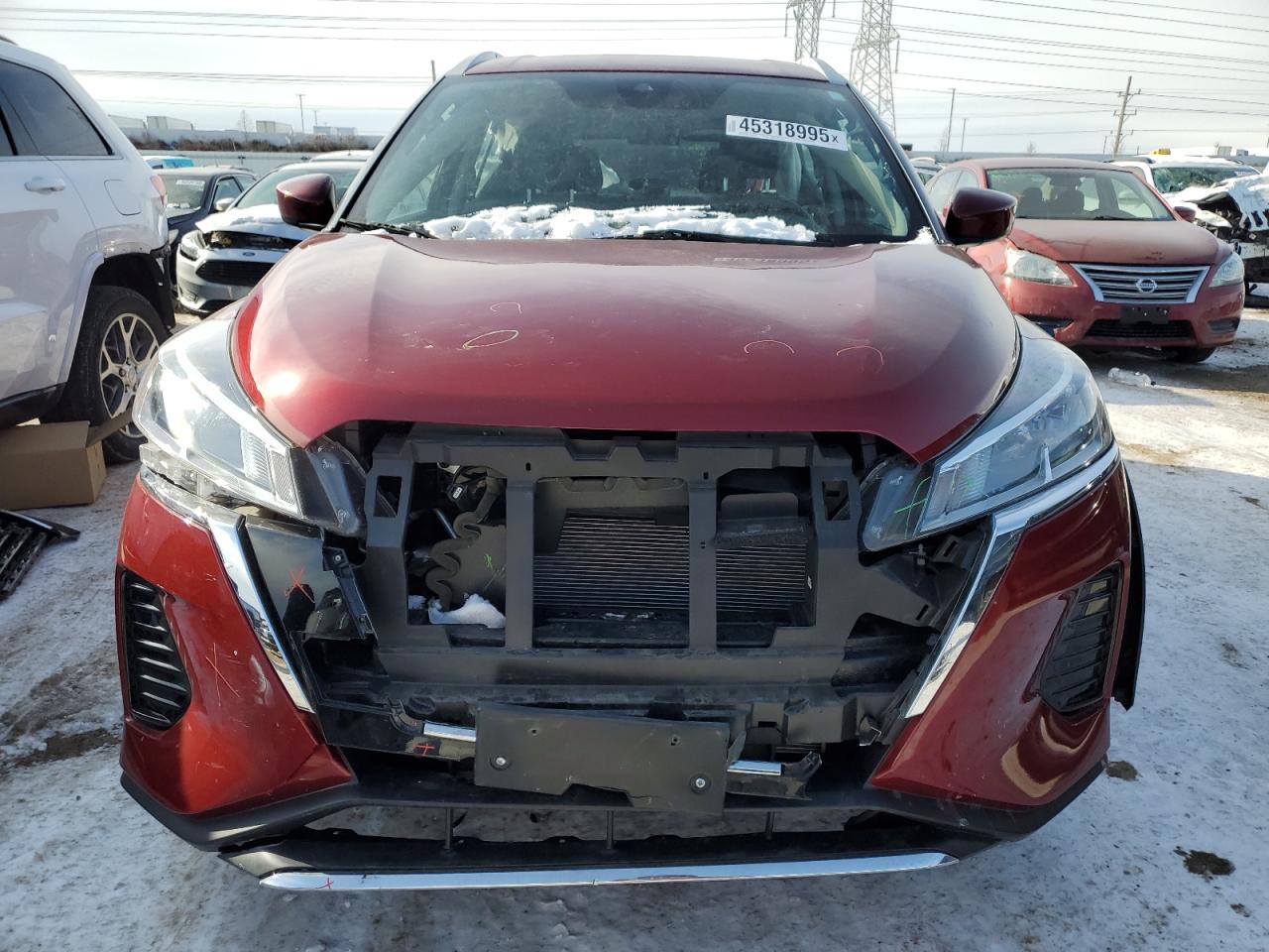 2022 Nissan Kicks VIN 3N1CP5CV9NL482719 Copart auction photo, front end / minor dent/scratches damage thumbnail 5