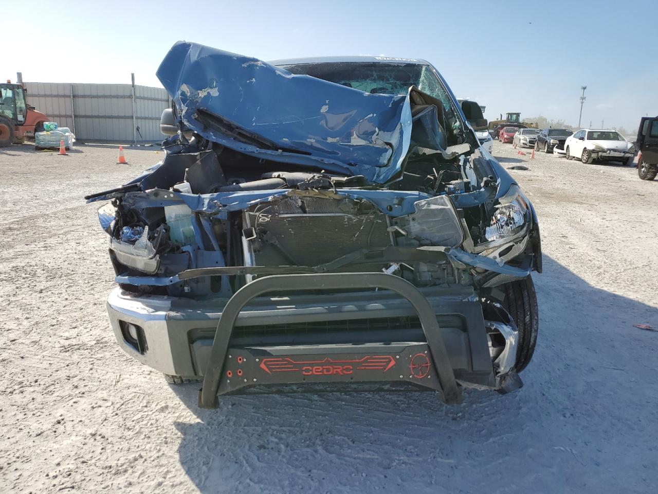 2020 Toyota Tundra VIN 5TFDY5F18LX938069 Copart auction photo, front end damage thumbnail 5