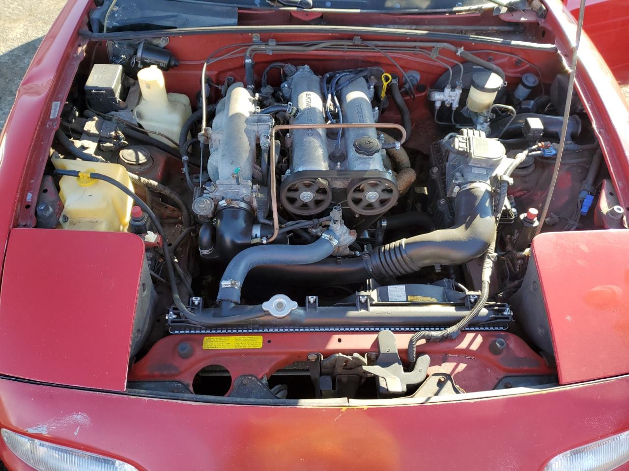 1990 Mazda MX-5 VIN JM1NA3518L0109543 Copart auction photo, top/roof damage thumbnail 12