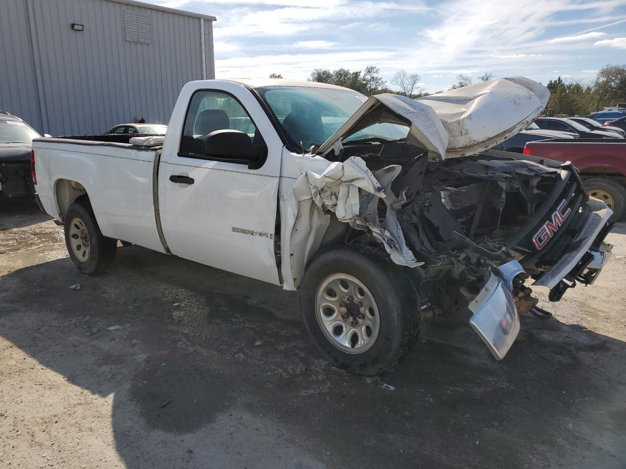 2009 GMC Sierra VIN 1GTEC14C89Z900810 Copart auction photo, front end damage thumbnail 4