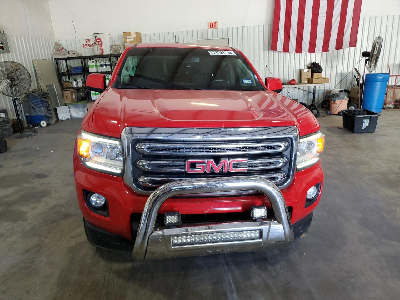 2016 GMC Canyon VIN 1GTG6CE33G1361969 Copart auction photo, rear end / side damage thumbnail 5