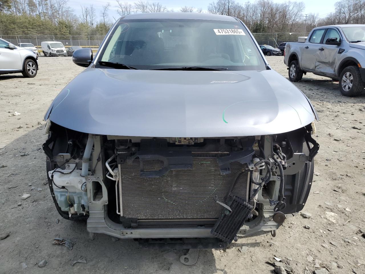 2018 Mitsubishi Outlander VIN JA4AZ3A36JZ041454 Copart auction photo, front end damage thumbnail 5