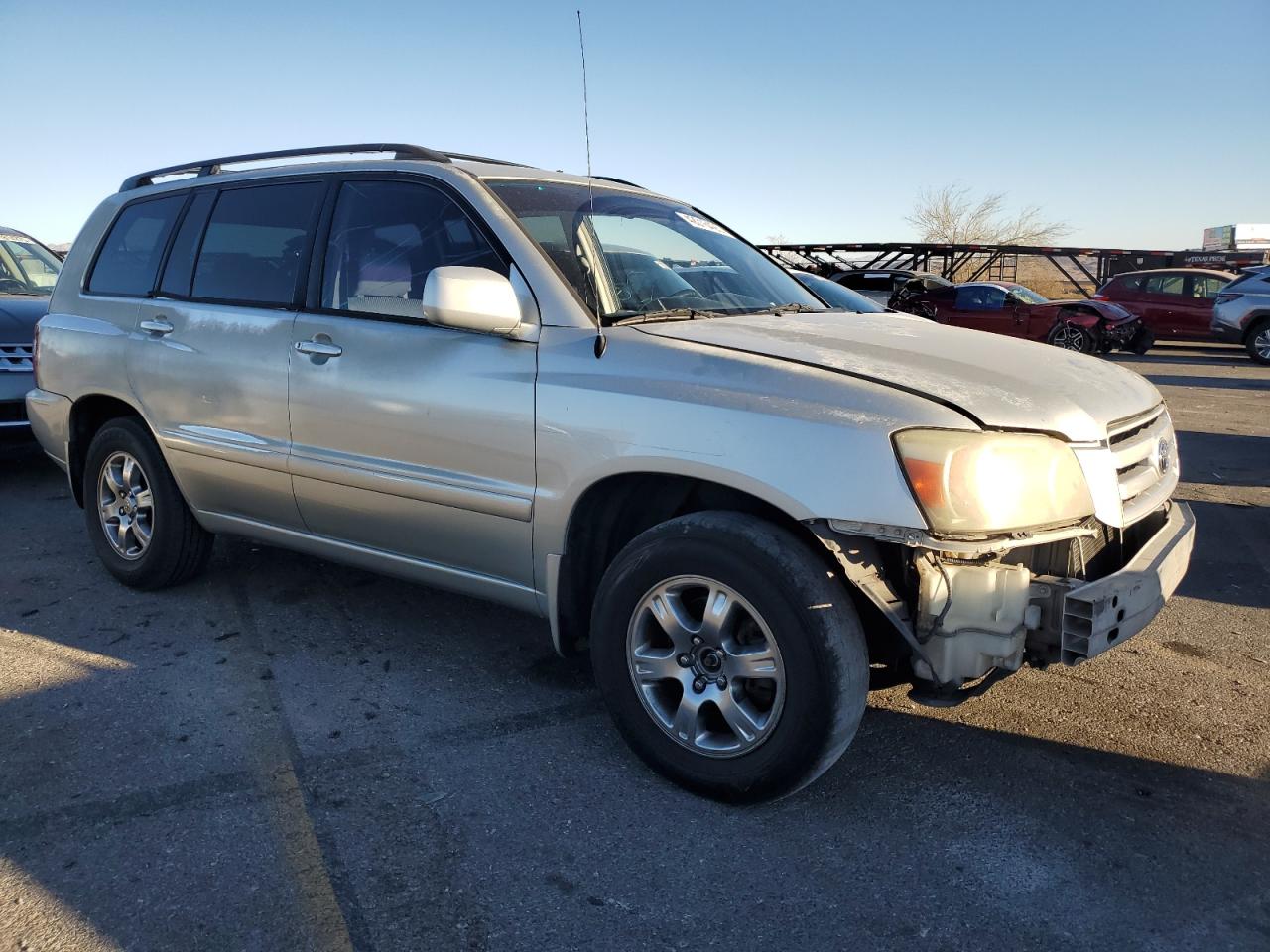 2004 Toyota Highlander VIN JTEDP21A940007434 Copart auction photo, front end damage thumbnail 4