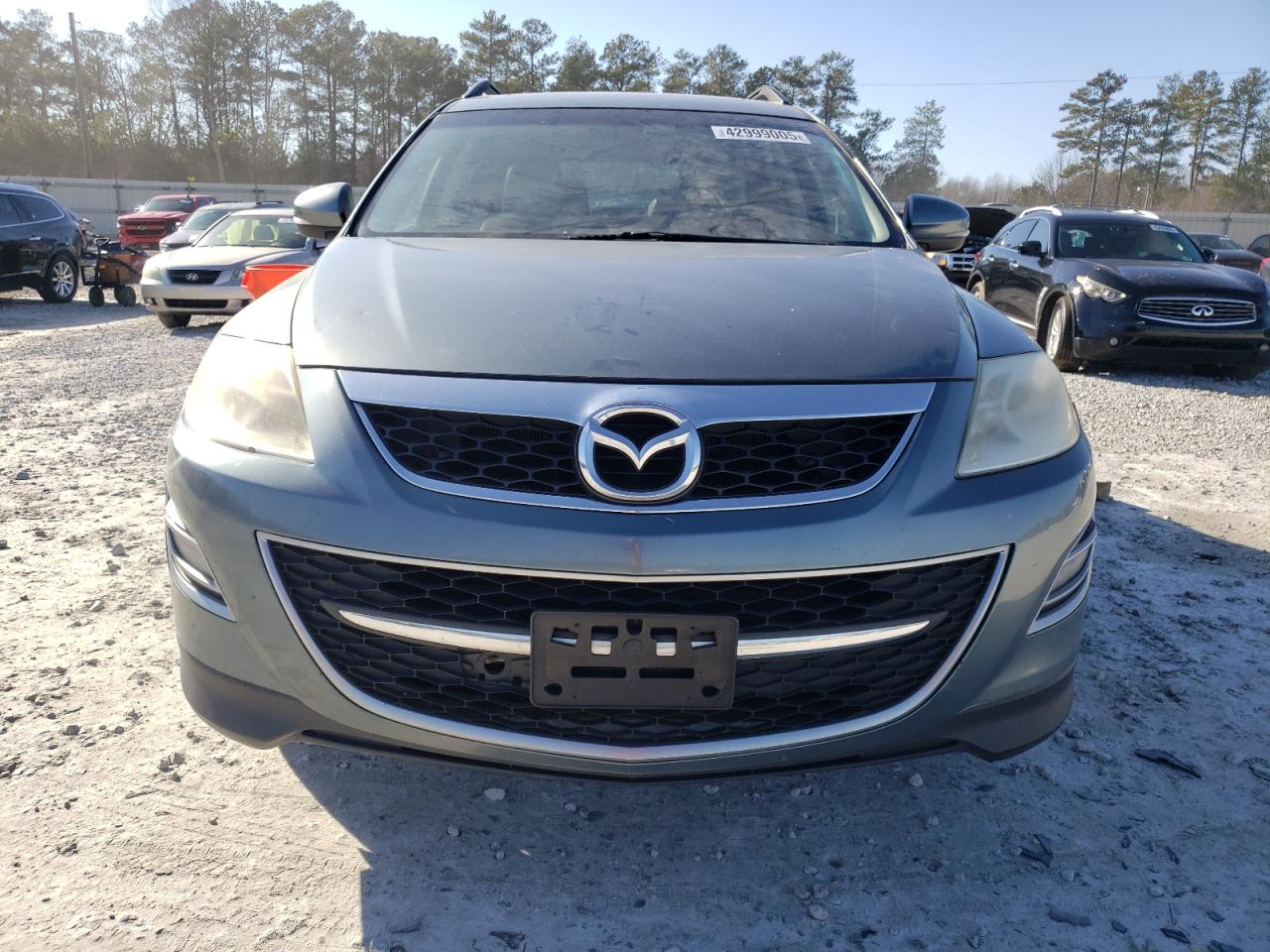2012 Mazda CX-9 VIN JM3TB2DA6C0358673 Copart auction photo, side / rear end damage thumbnail 5
