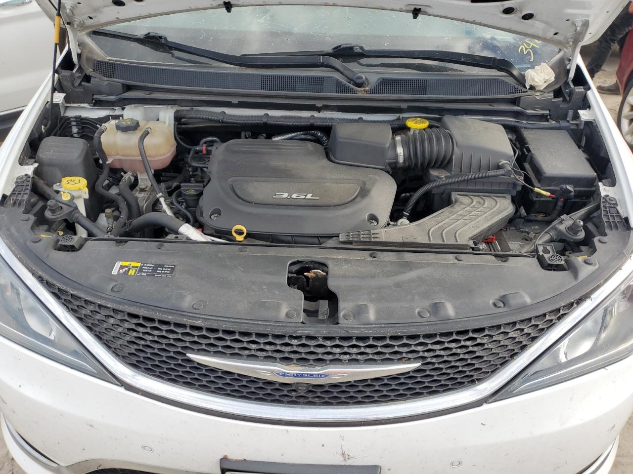 2017 Chrysler Pacifica VIN 2C4RC1GG0HR536455 Copart auction photo, water/flood damage thumbnail 12