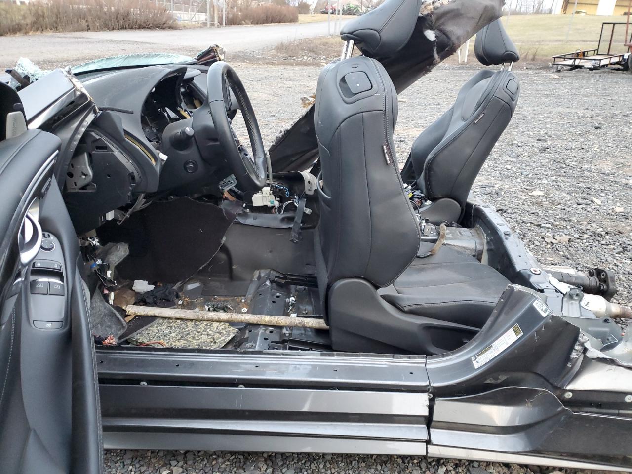 2017 Infiniti Q60 VIN JN1EV7EL1HM550348 Copart auction photo, vandalism / stripped damage thumbnail 7