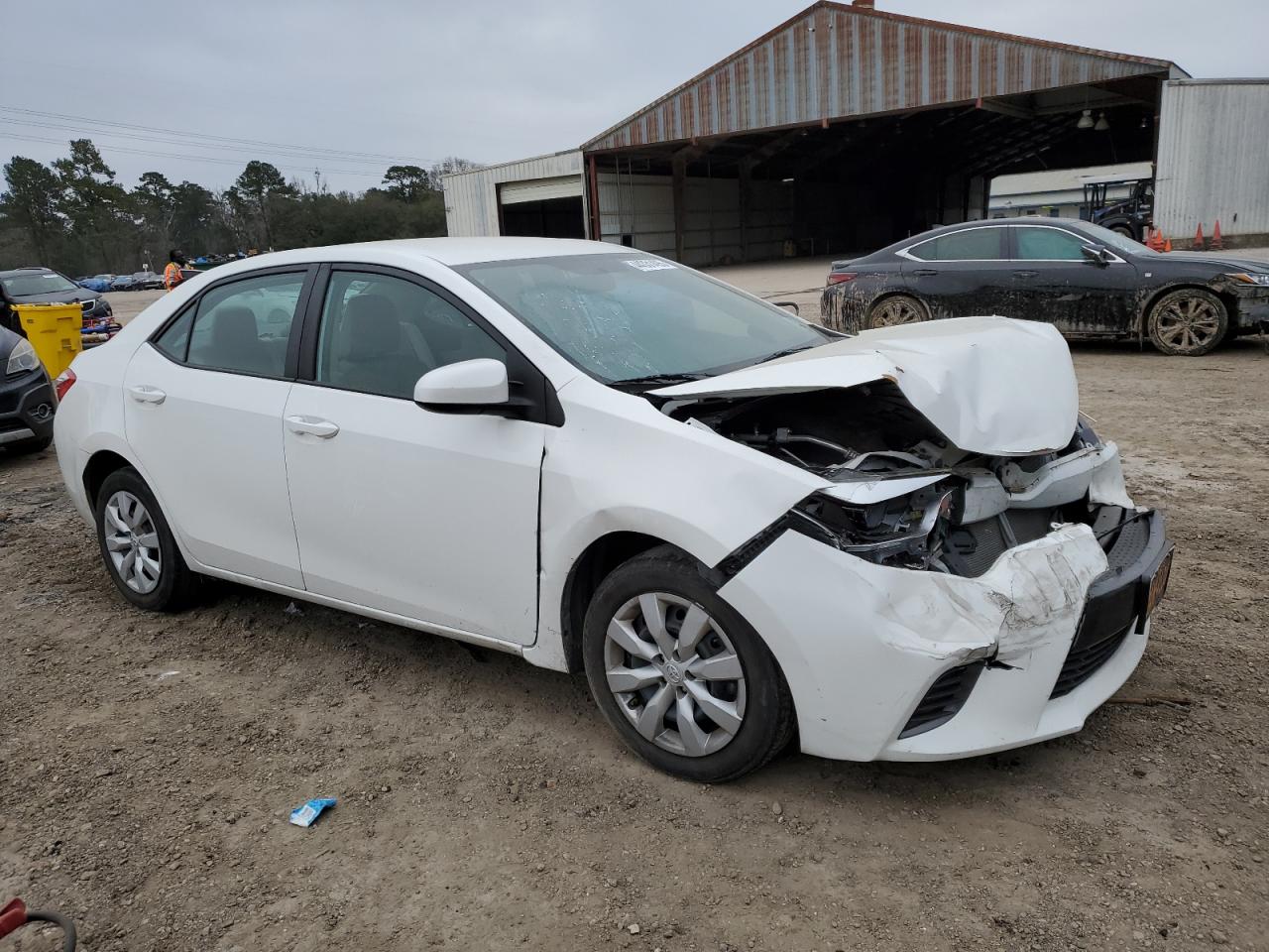2015 Toyota Corolla VIN 5YFBURHE0FP232825 Copart auction photo, front end damage thumbnail 4