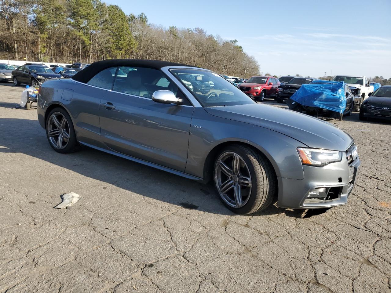2014 Audi RS5 VIN WAUCGAFH1EN003671 Copart auction photo, front end damage thumbnail 4