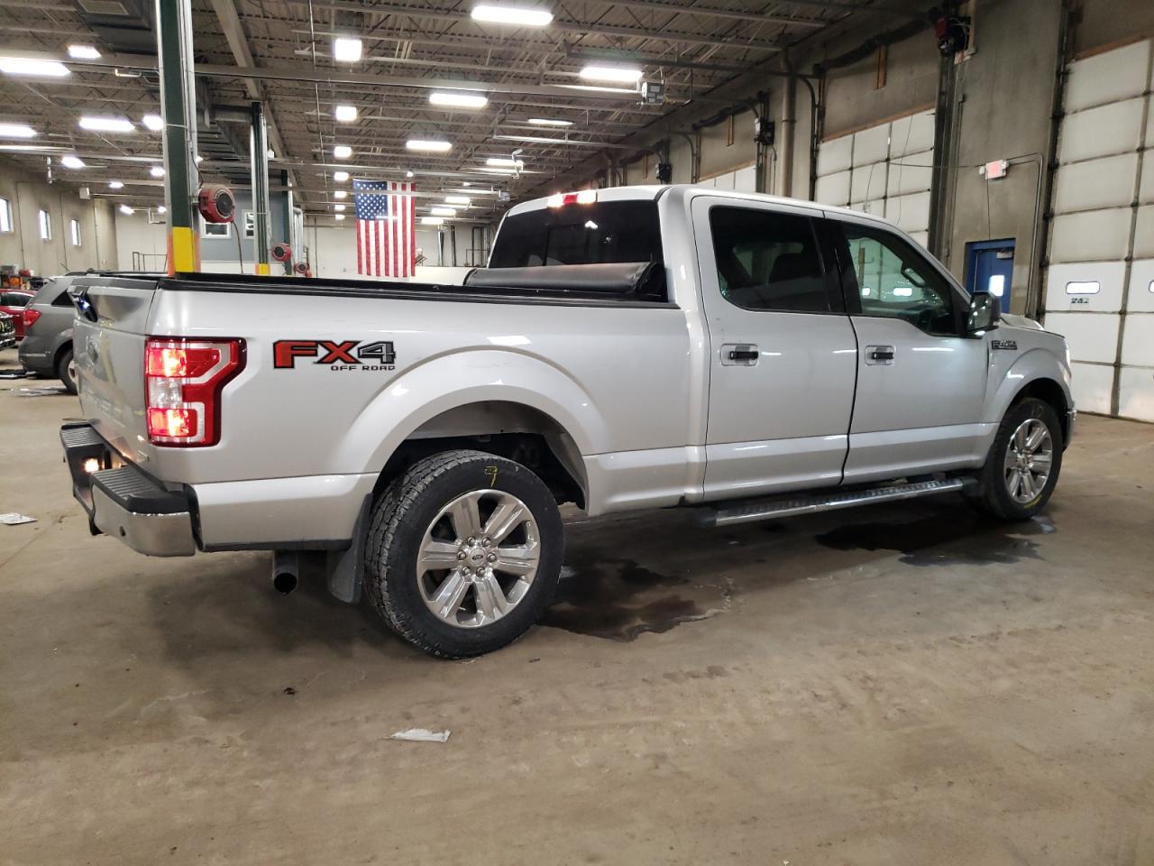 2018 Ford F-150 VIN 1FTFW1EG3JFE23352 Copart auction photo, side / front end damage thumbnail 3
