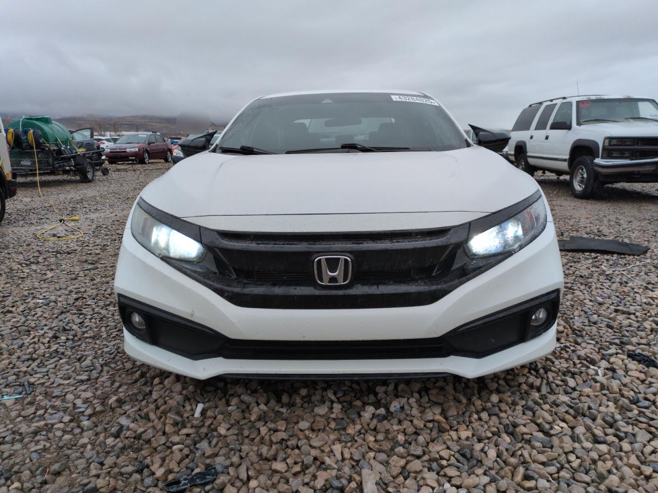 2019 Honda Civic VIN 2HGFC2E82KH547282 Copart auction photo, rear end / side damage thumbnail 5