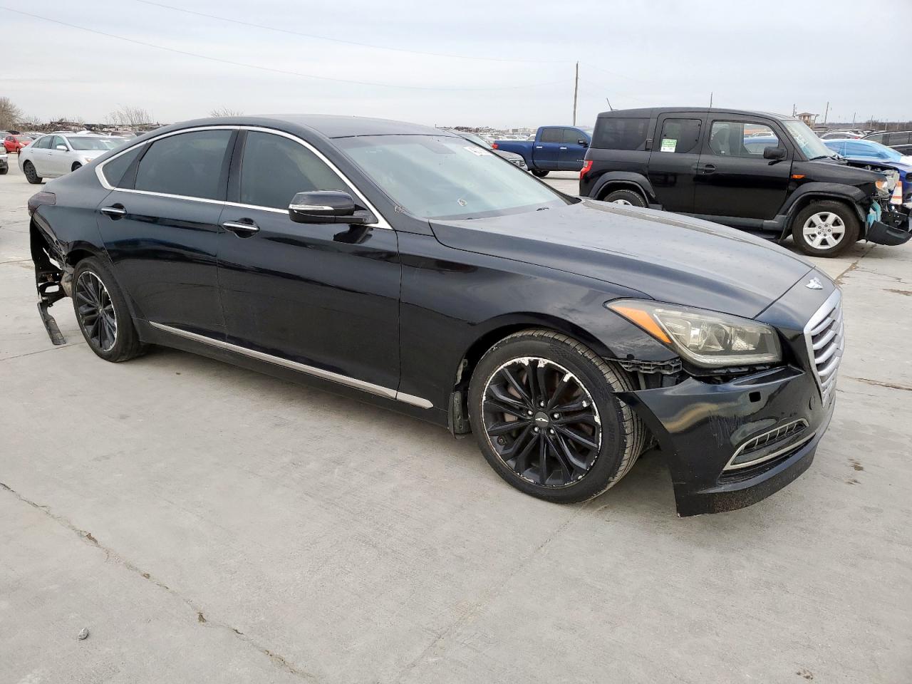 2016 Hyundai Genesis VIN KMHGN4JE4GU111196 Copart auction photo, front end / rear end damage thumbnail 4