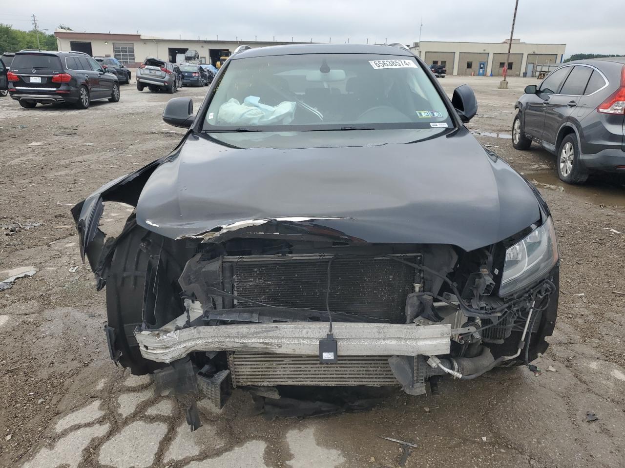 2014 Audi Q5 VIN WA1CFAFP7EA084075 Copart auction photo, front end / minor dent/scratches damage thumbnail 5