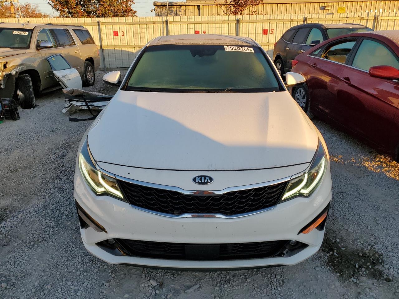 2019 KIA Optima VIN 5XXGU4L17KG330766 Copart auction photo, side damage thumbnail 5