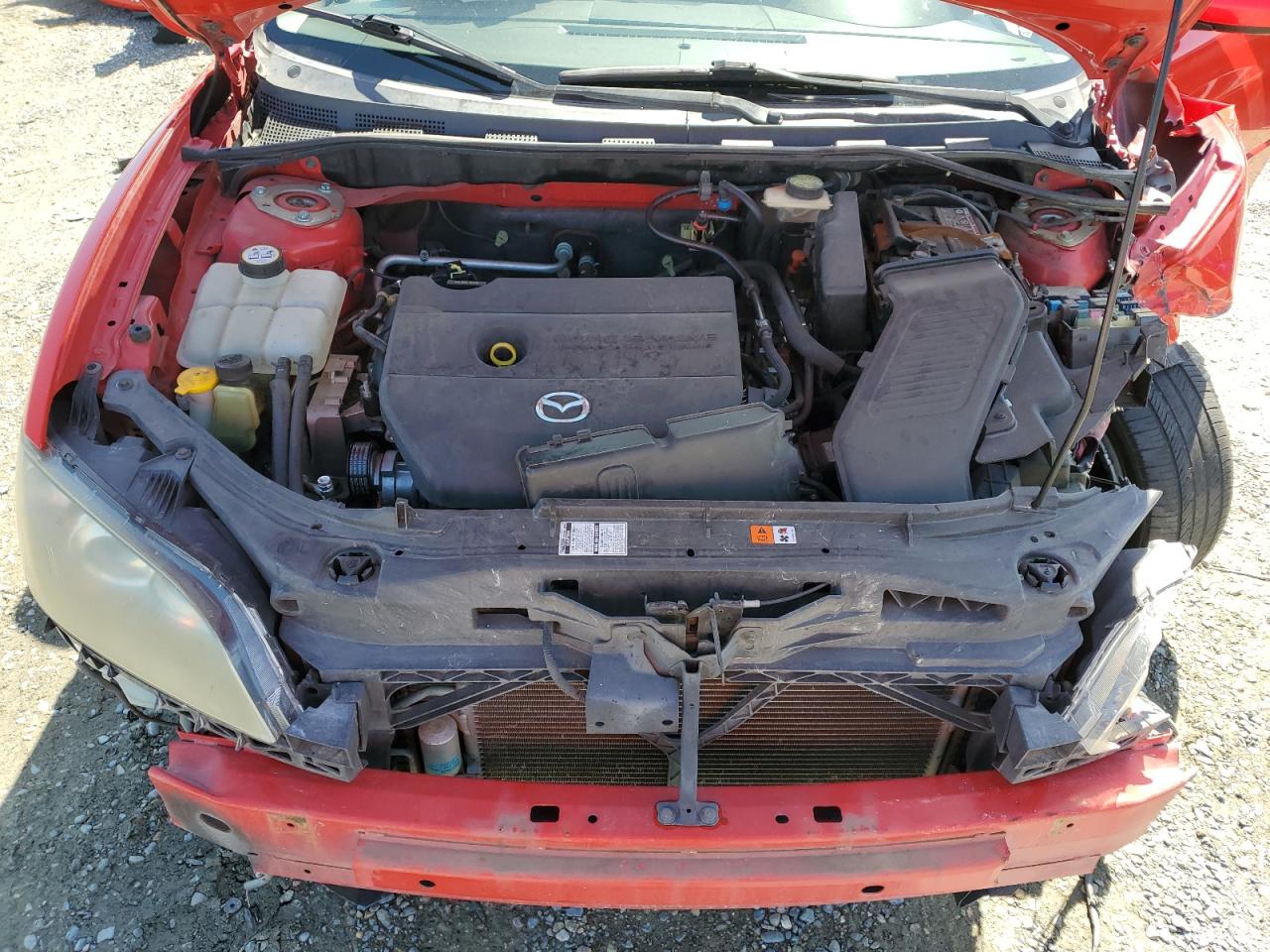 2007 Mazda 3 VIN JM1BK12G871722775 Copart auction photo, front end damage thumbnail 11