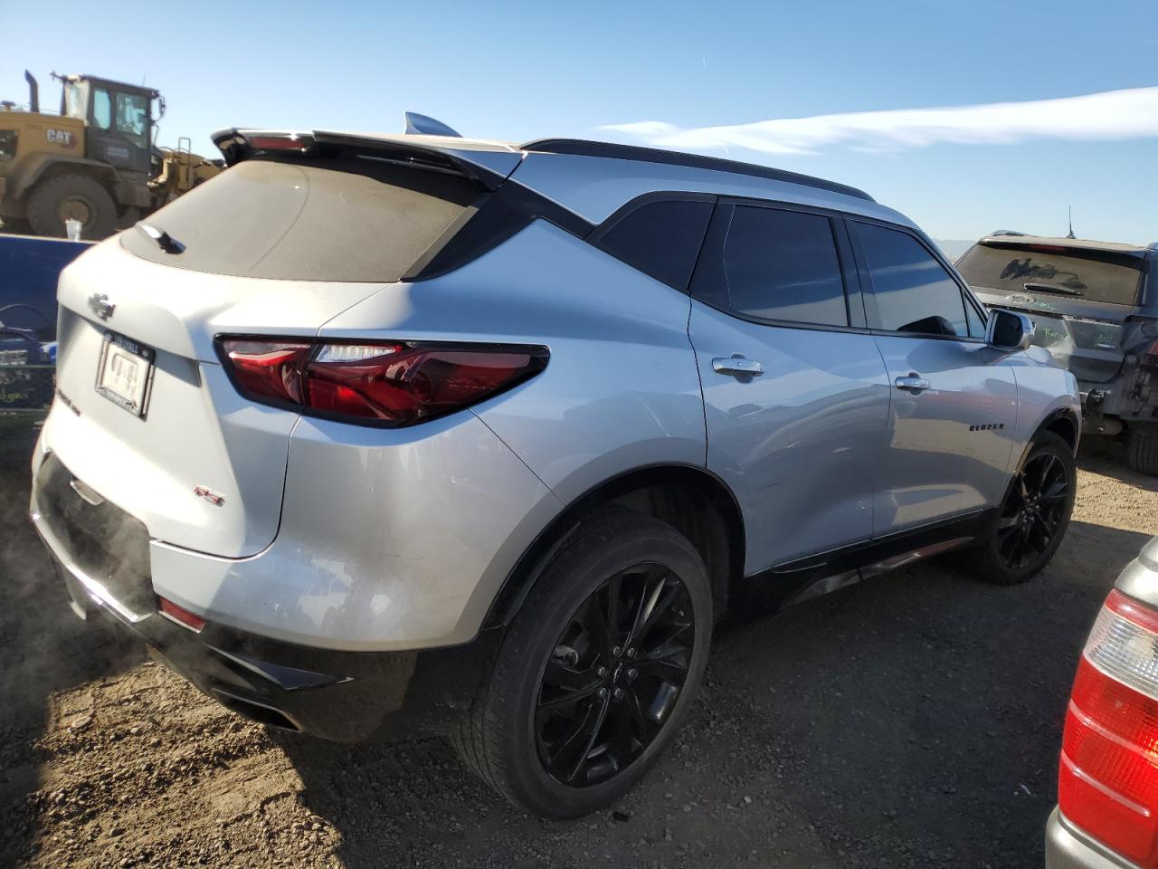 2020 Chevrolet Blazer VIN 3GNKBKRS8LS678275 Copart auction photo, side damage thumbnail 3