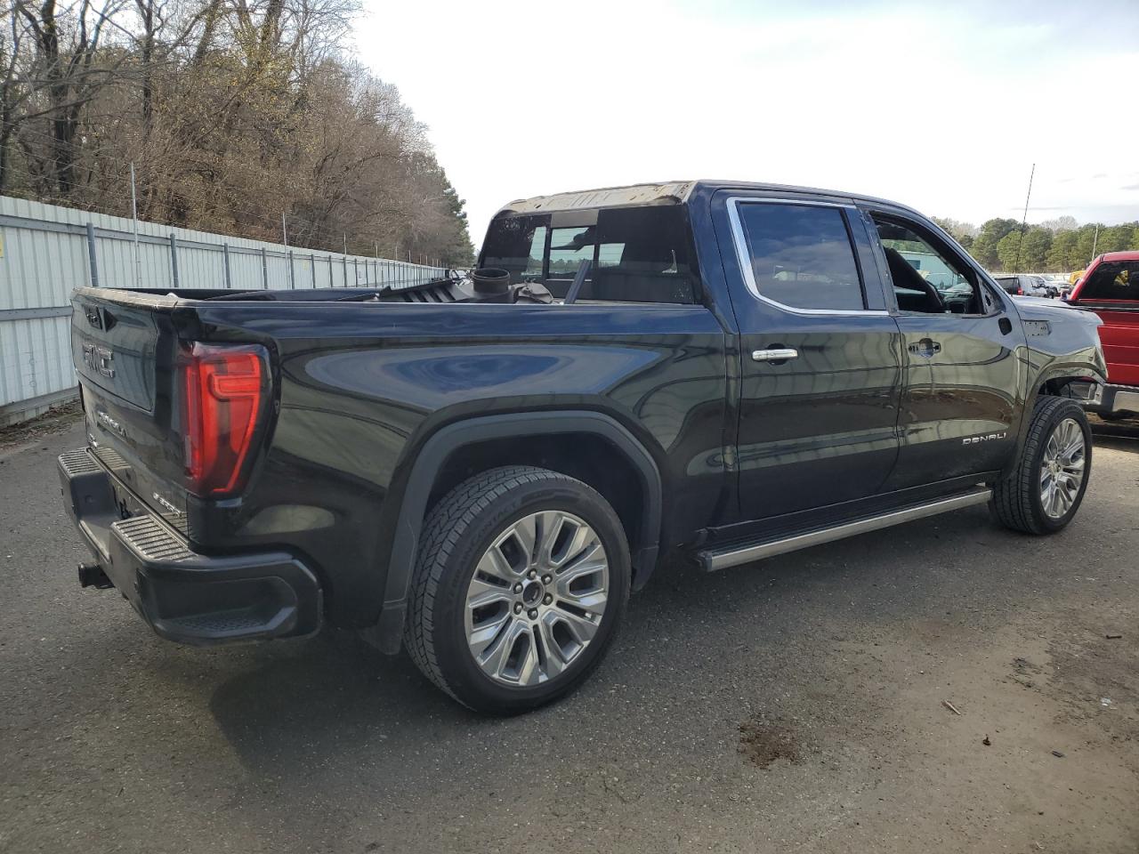 2021 GMC Sierra VIN 3GTP8FET6MG280800 Copart auction photo, vandalism / front end damage thumbnail 3