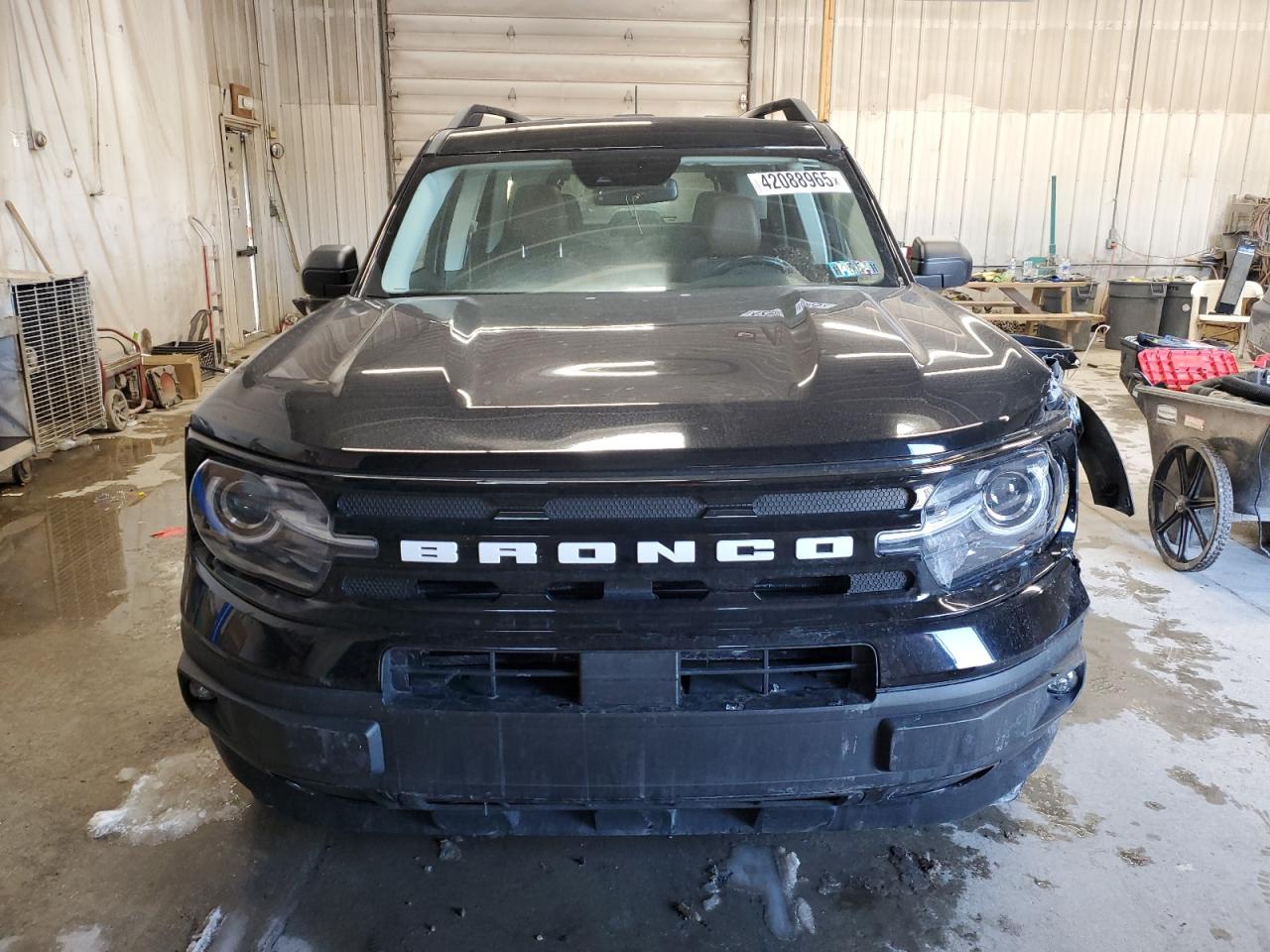 2021 Ford Bronco VIN 3FMCR9C65MRB33961 Copart auction photo, front end / side damage thumbnail 5