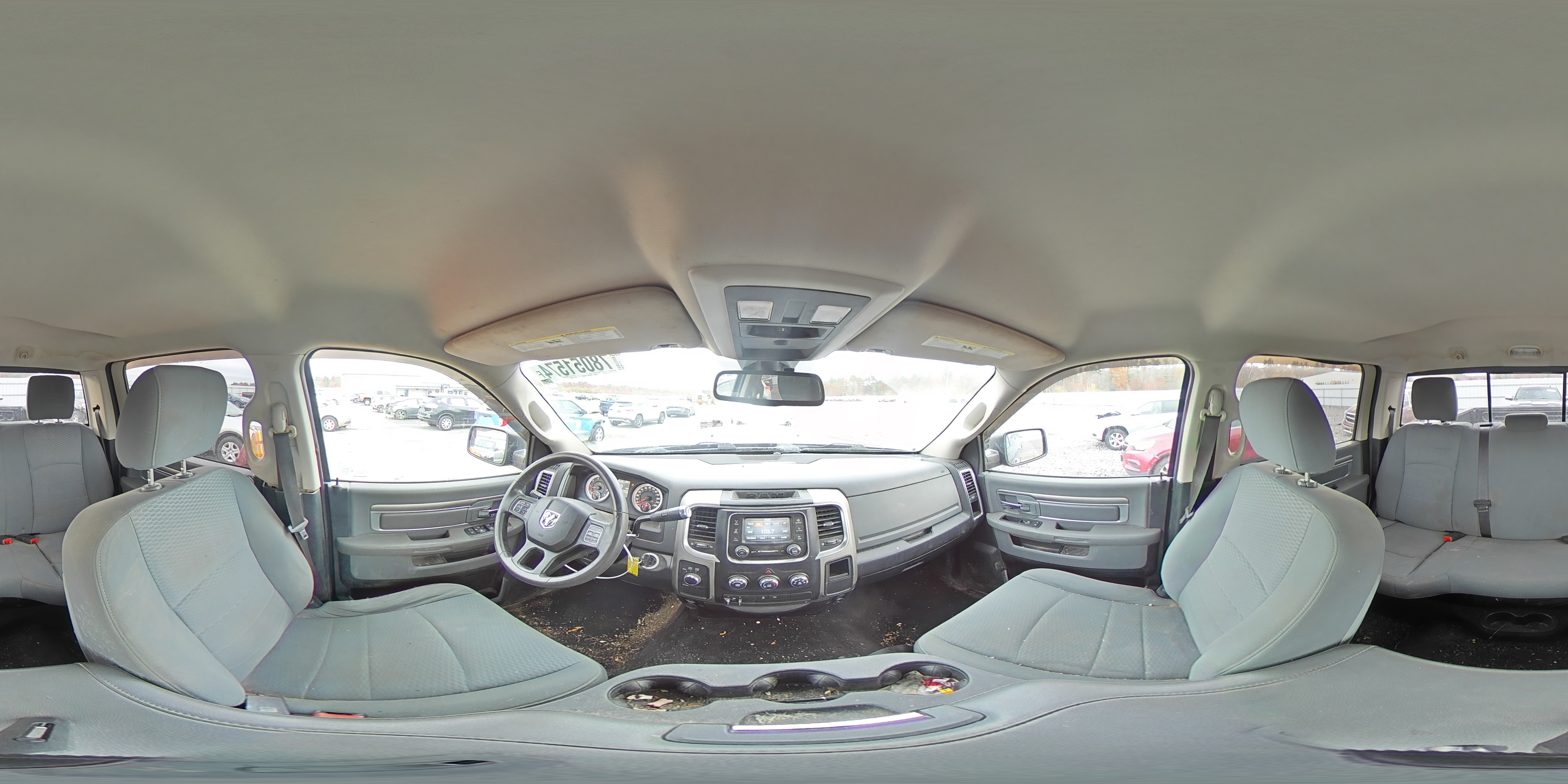 2014 RAM 2500 VIN 3C6TR5DT7EG199207 Copart auction photo, front end damage thumbnail 13