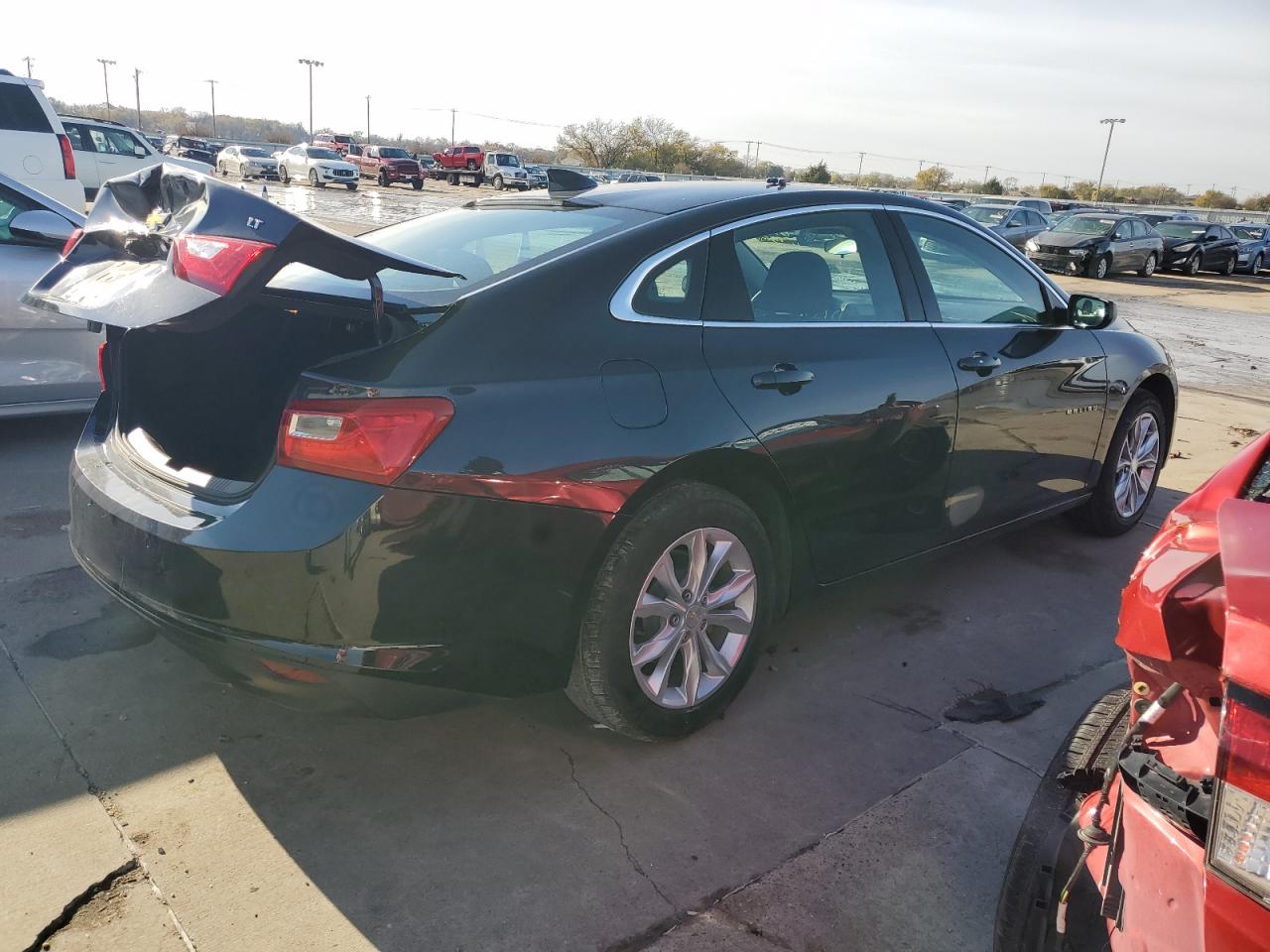 2023 Chevrolet Malibu VIN 1G1ZD5ST9PF136675 Copart auction photo, side / front end damage thumbnail 3