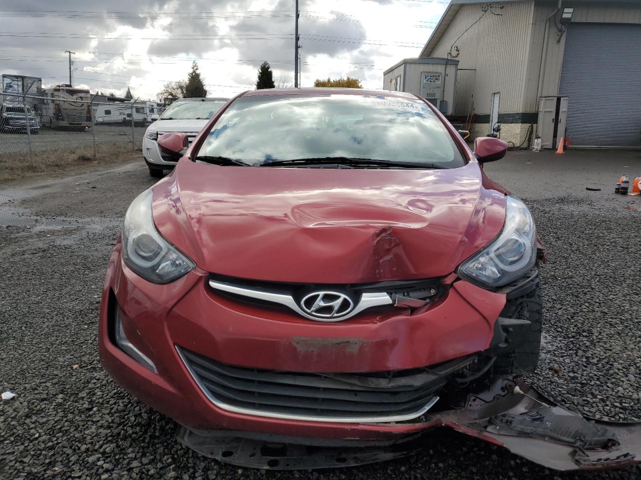 2015 Hyundai Elantra VIN 5NPDH4AE5FH592759 Copart auction photo, front end damage thumbnail 5