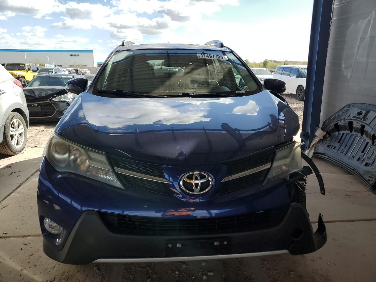 2014 Toyota RAV 4 VIN 2T3DFREV7EW171565 Copart auction photo, front end / side damage thumbnail 5