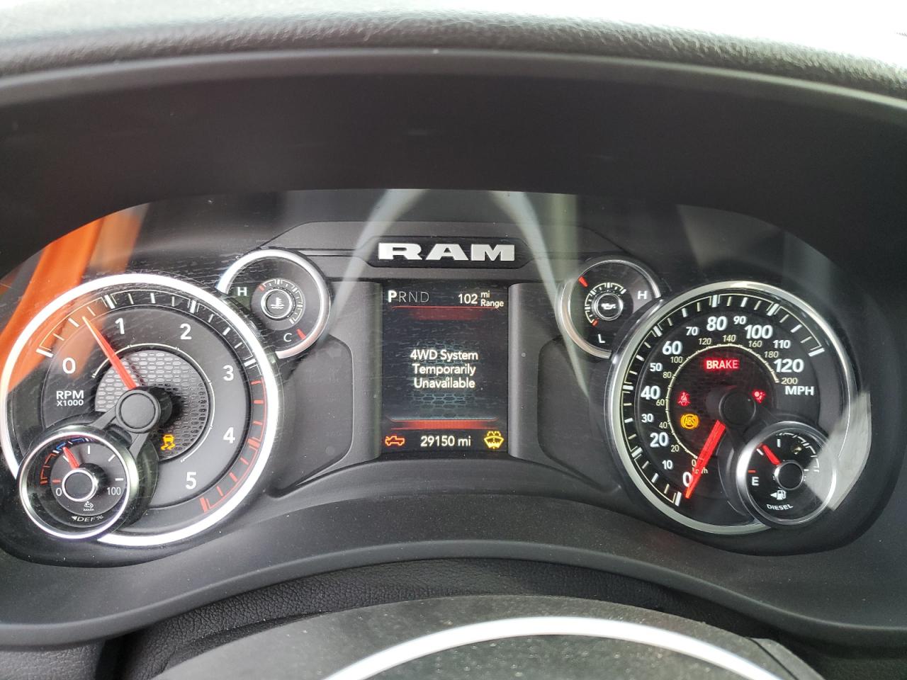 2022 RAM 2500 VIN 3C6UR5DL9NG340542 Copart auction photo, front end damage thumbnail 9