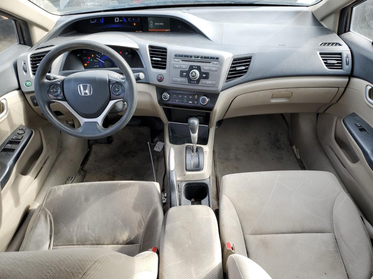 2012 Honda Civic VIN 19XFB2F57CE100515 Copart auction photo, front end / rear end damage thumbnail 8