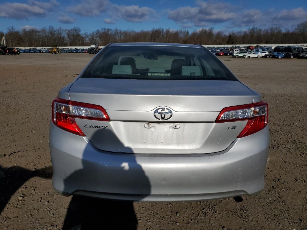 2012 Toyota Camry VIN 4T4BF1FKXCR161945 Copart auction photo, front end / rear end damage thumbnail 6