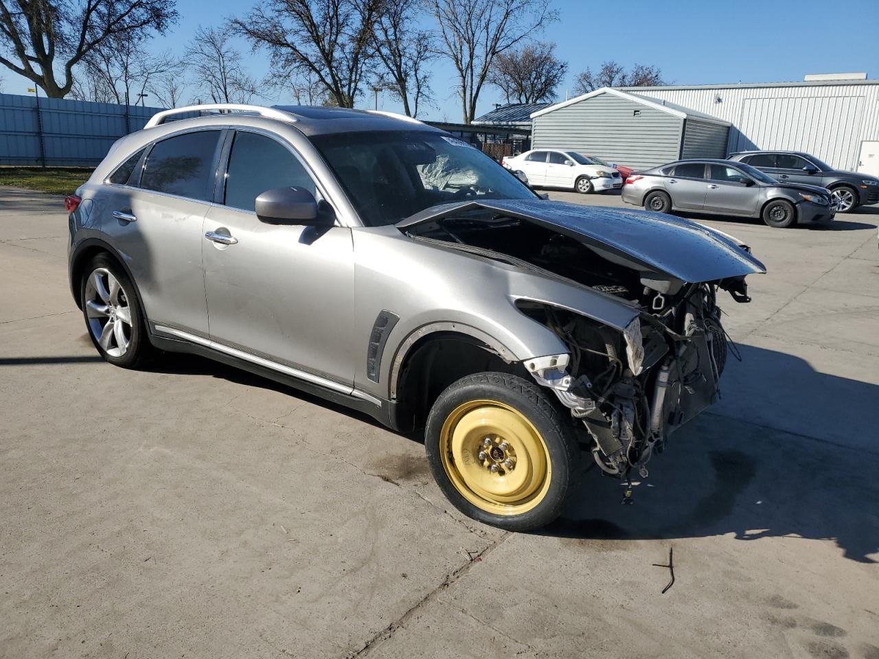 2011 Infiniti FX VIN JN8AS1MW6BM140315 Copart auction photo, front end damage thumbnail 4
