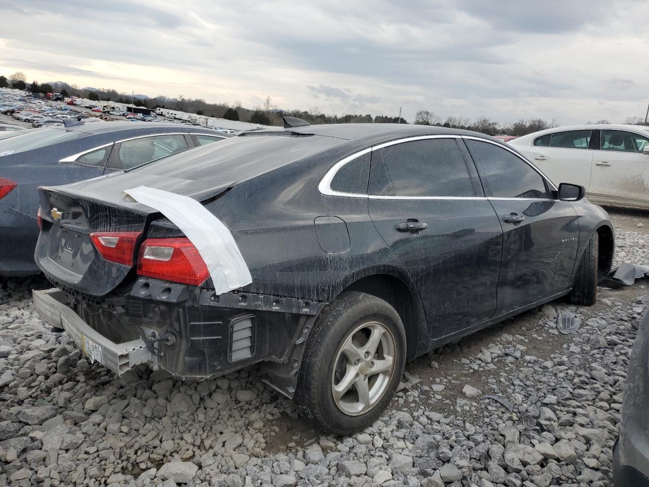 2017 Chevrolet Malibu VIN 1G1ZB5ST3HF143855 Copart auction photo, all over damage thumbnail 3