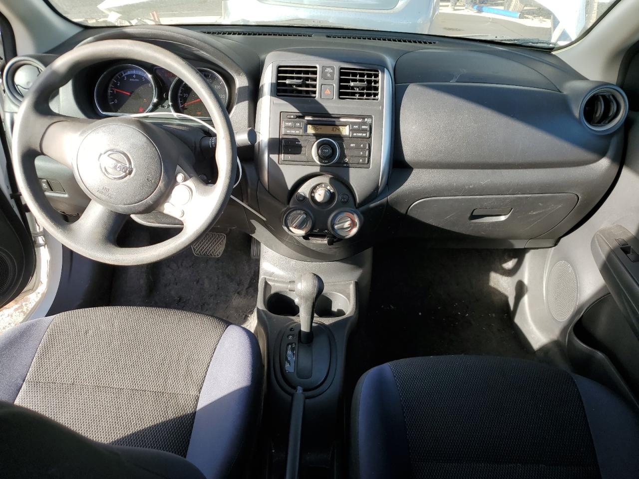 2012 Nissan Versa VIN 3N1CN7AP9CL847192 Copart auction photo, front end / side damage thumbnail 8