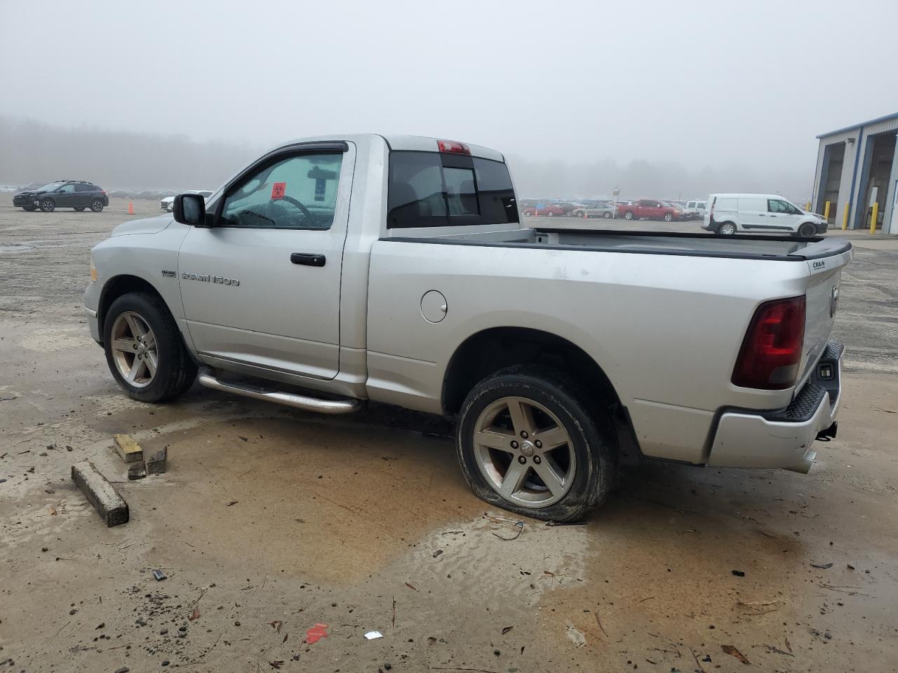 2012 Dodge RAM VIN 3C6JD6AT4CG237022 Copart auction photo, all over damage thumbnail 2