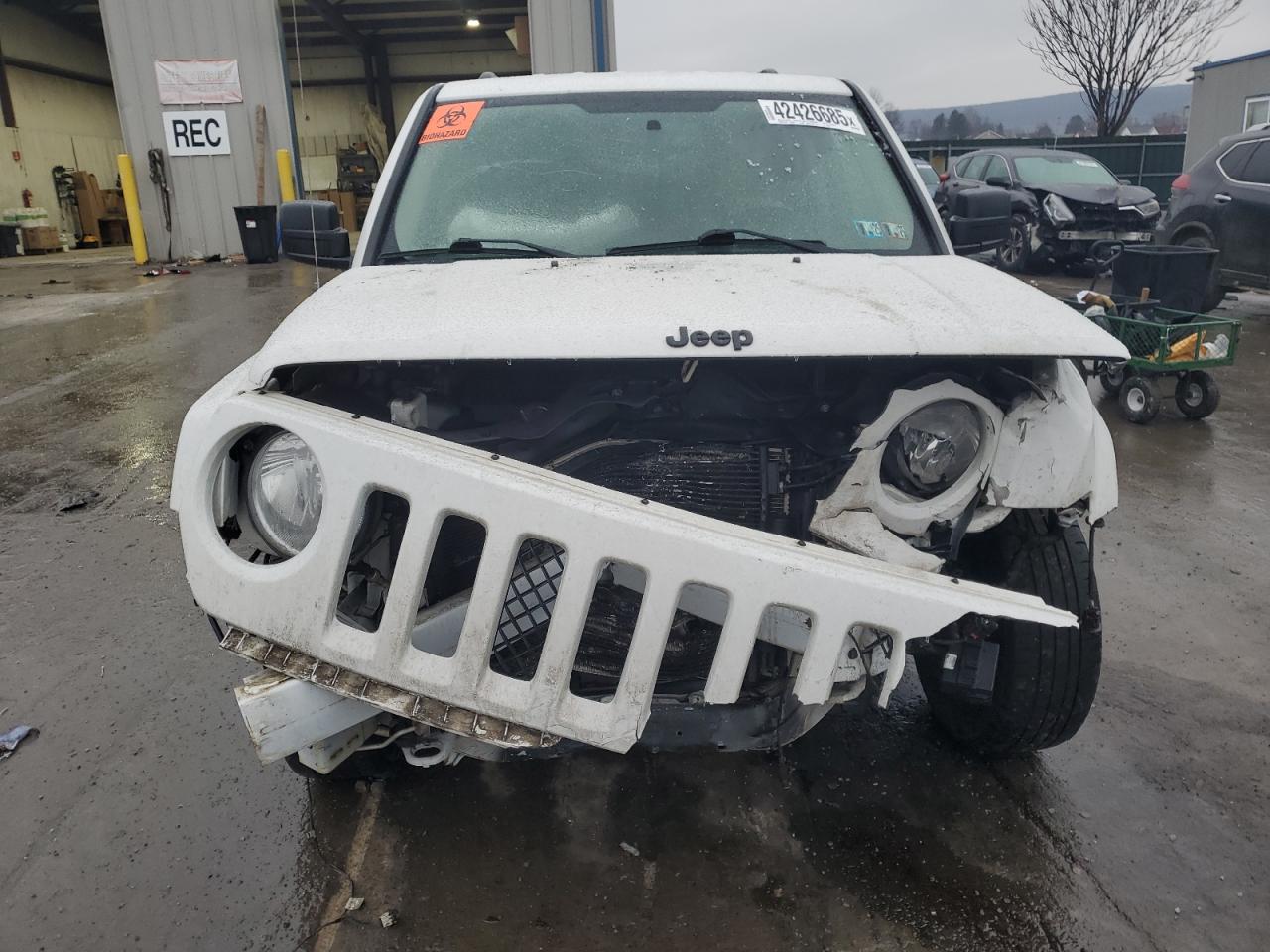 2017 Jeep Liberty (Patriot) VIN 1C4NJRBB1HD144909 Copart auction photo, front end damage thumbnail 5