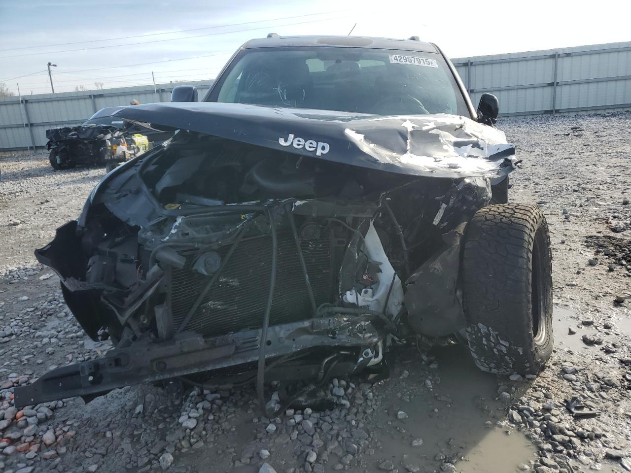 2012 Jeep Grand Cherokee VIN 1C4RJFAG6CC350125 Copart auction photo, front end damage thumbnail 5