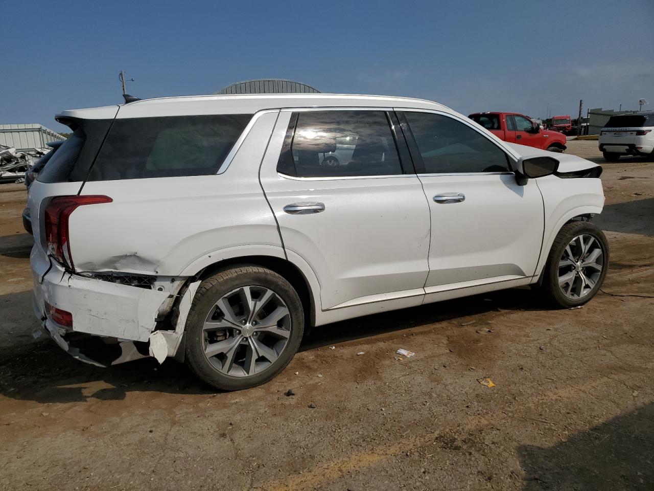 2021 Hyundai Palisade VIN KM8R54HE9MU224183 Copart auction photo, front end damage thumbnail 3