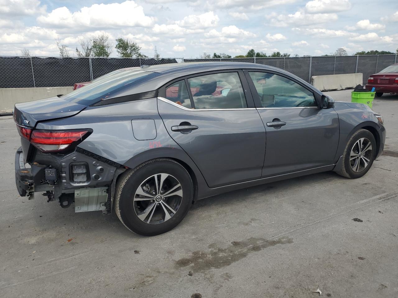 2022 Nissan Sentra VIN 3N1AB8CV6NY205746 Copart auction photo, rear end damage thumbnail 3