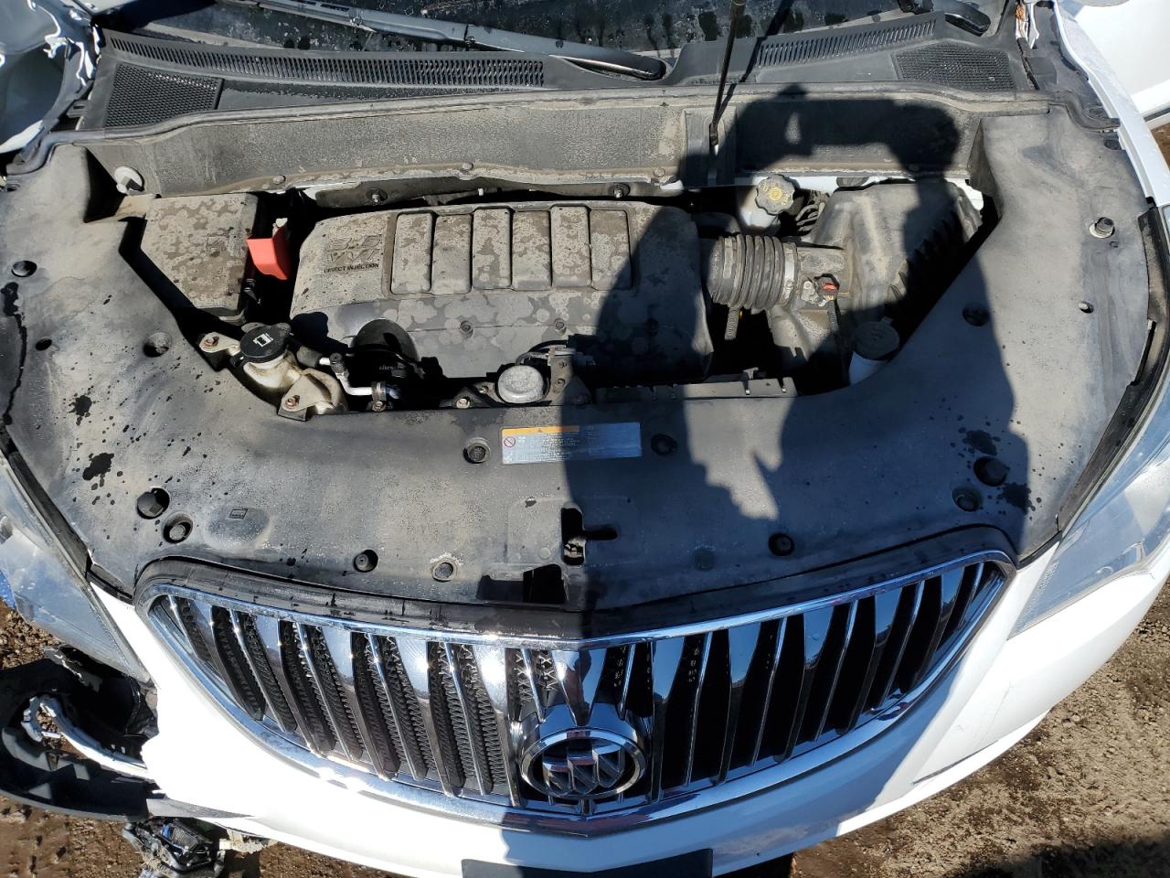 2016 Buick Enclave VIN 5GAKVCKD9GJ123815 Copart auction photo, front end / side damage thumbnail 12