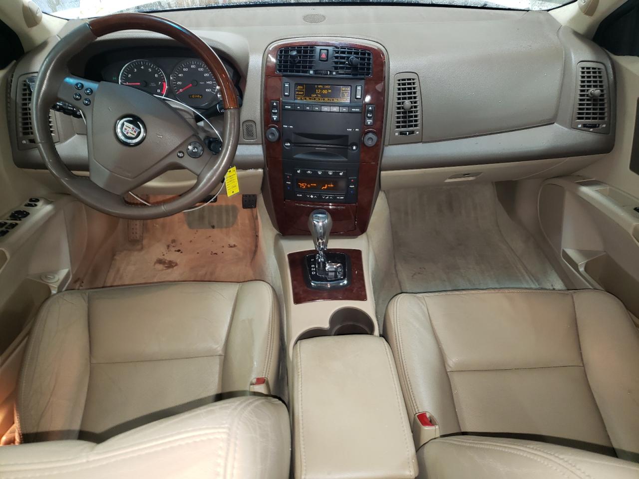 2007 Cadillac CTS VIN 1G6DP577370145561 Copart auction photo, front end damage thumbnail 8
