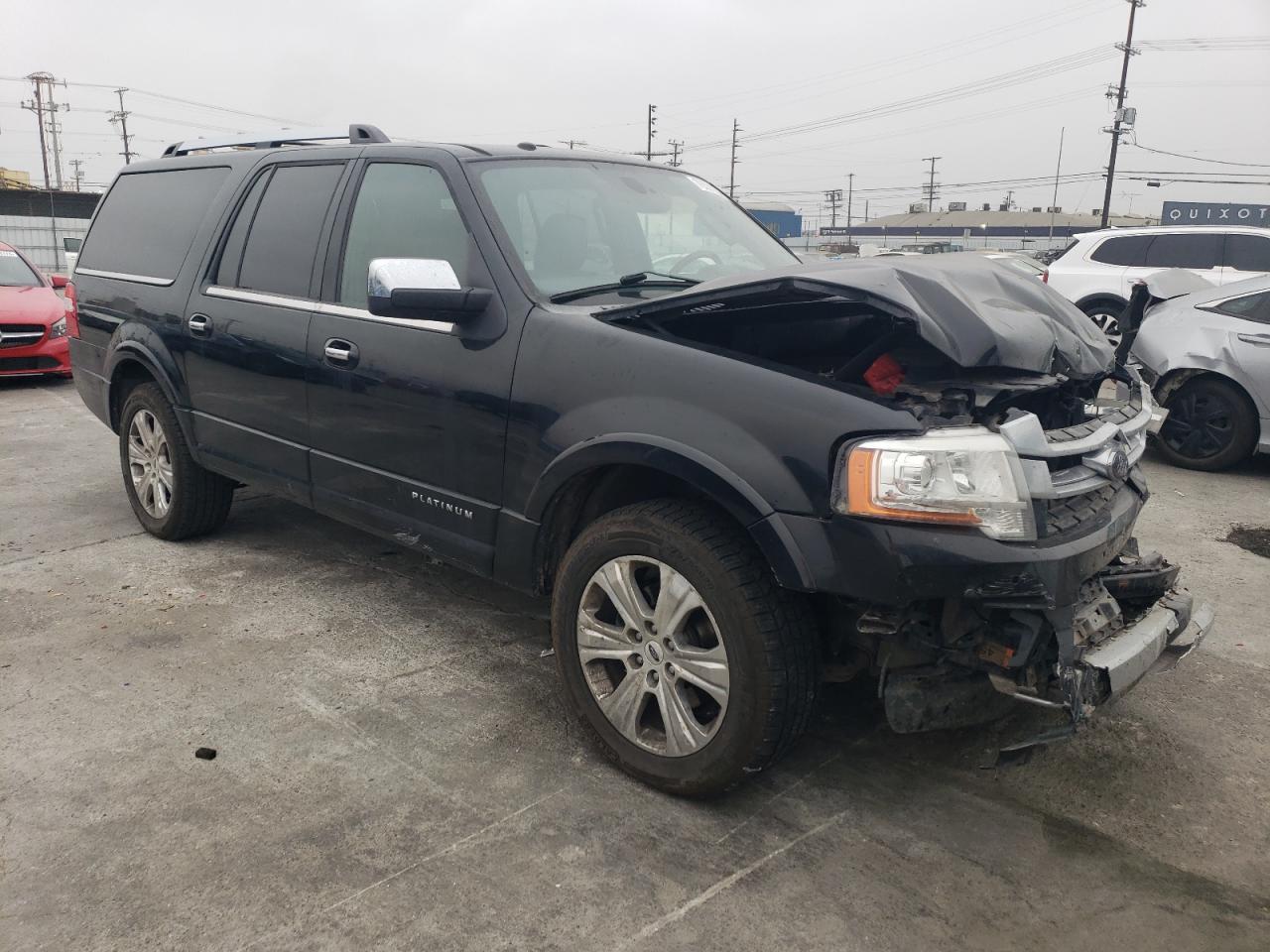 2015 Ford Expedition VIN 1FMJK1MT4FEF31928 Copart auction photo, front end damage thumbnail 4