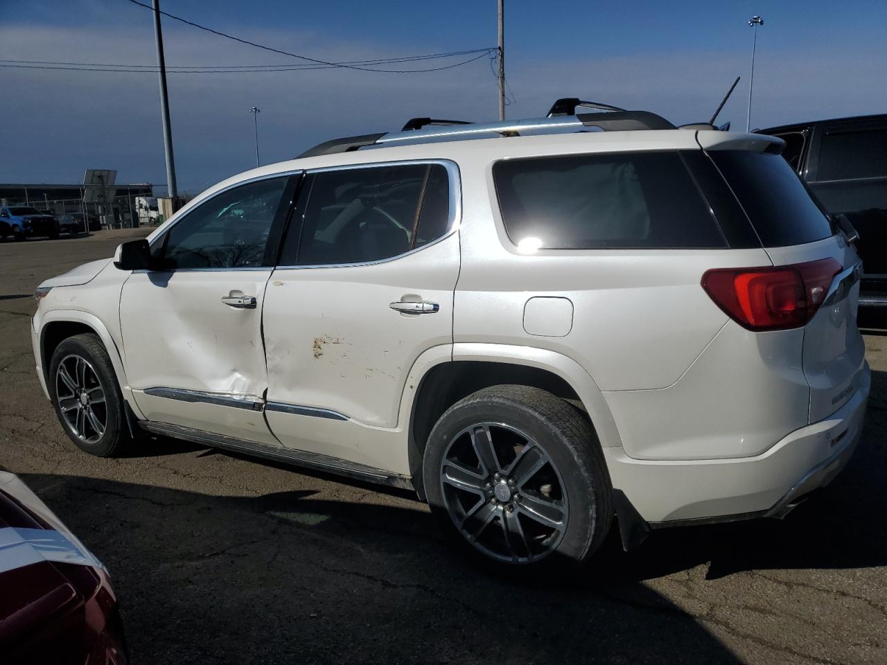 2017 GMC Acadia VIN 1GKKNPLS4HZ233567 Copart auction photo, side / front end damage thumbnail 2