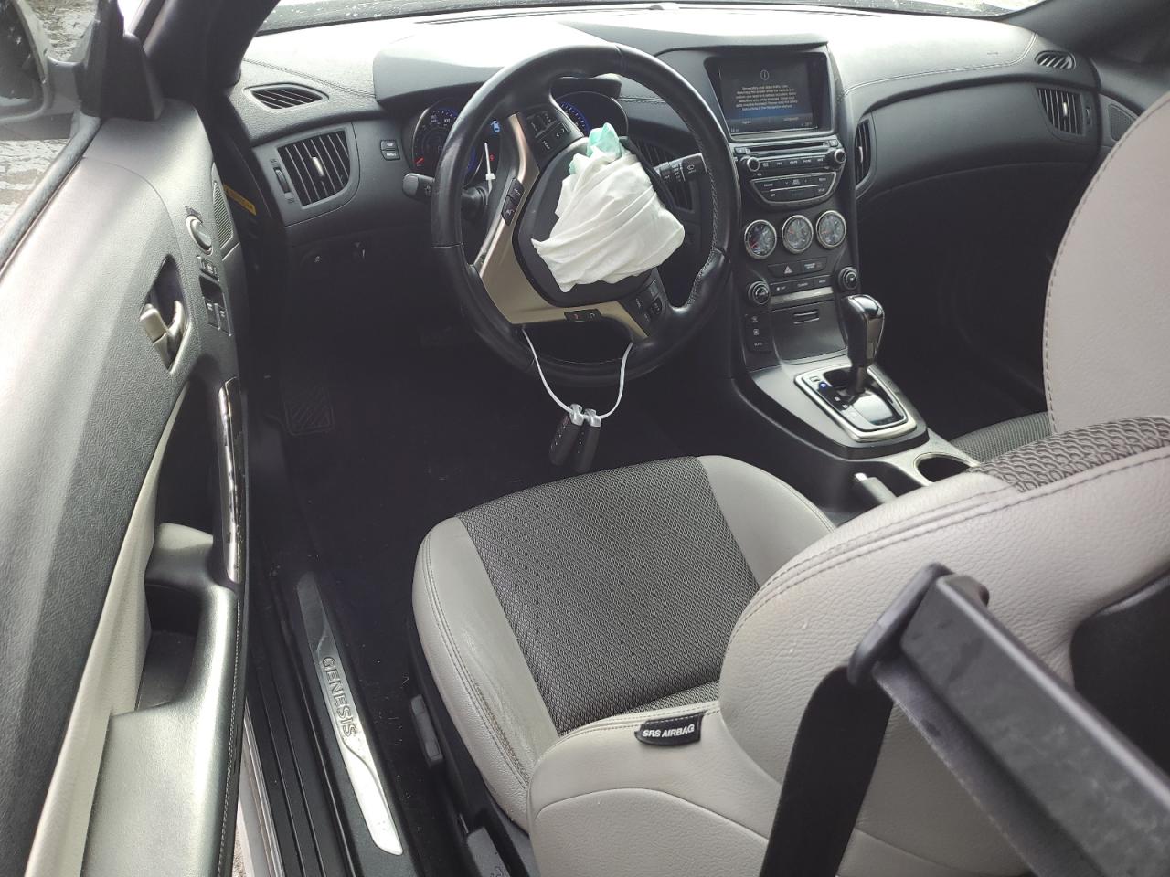 2014 Hyundai Genesis VIN KMHHT6KD1EU118938 Copart auction photo, front end / undercarriage damage thumbnail 8