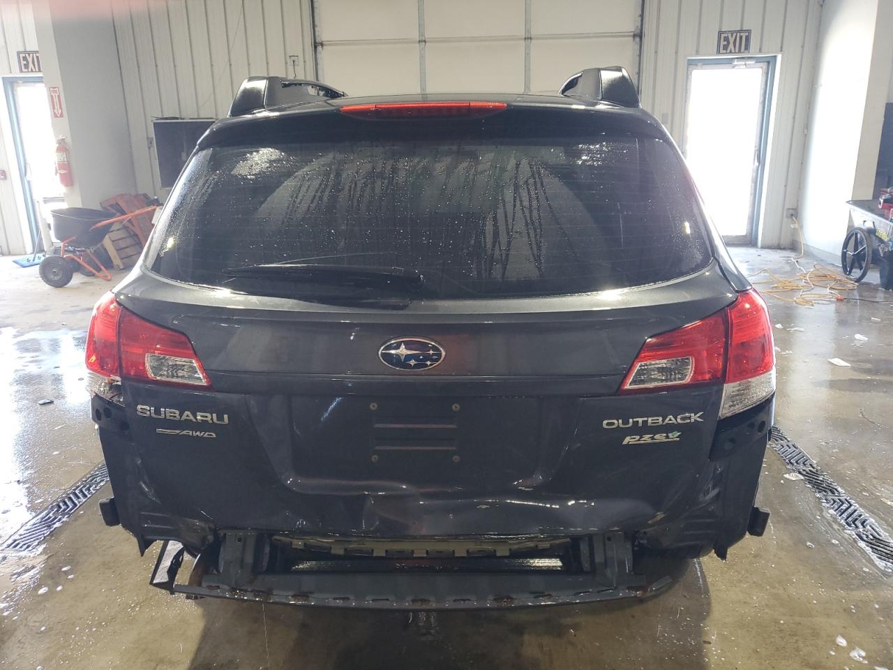 2011 Subaru Outback VIN 4S4BRBAC6B1337459 Copart auction photo, rear end / side damage thumbnail 6